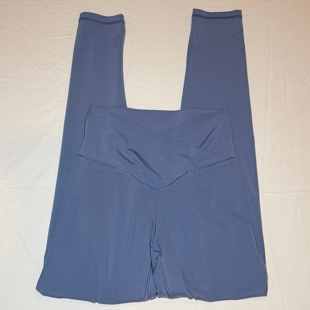 Aerie Offline Real Me Crossover Monaco Blue Hi-Rise Leggings M Long EUC